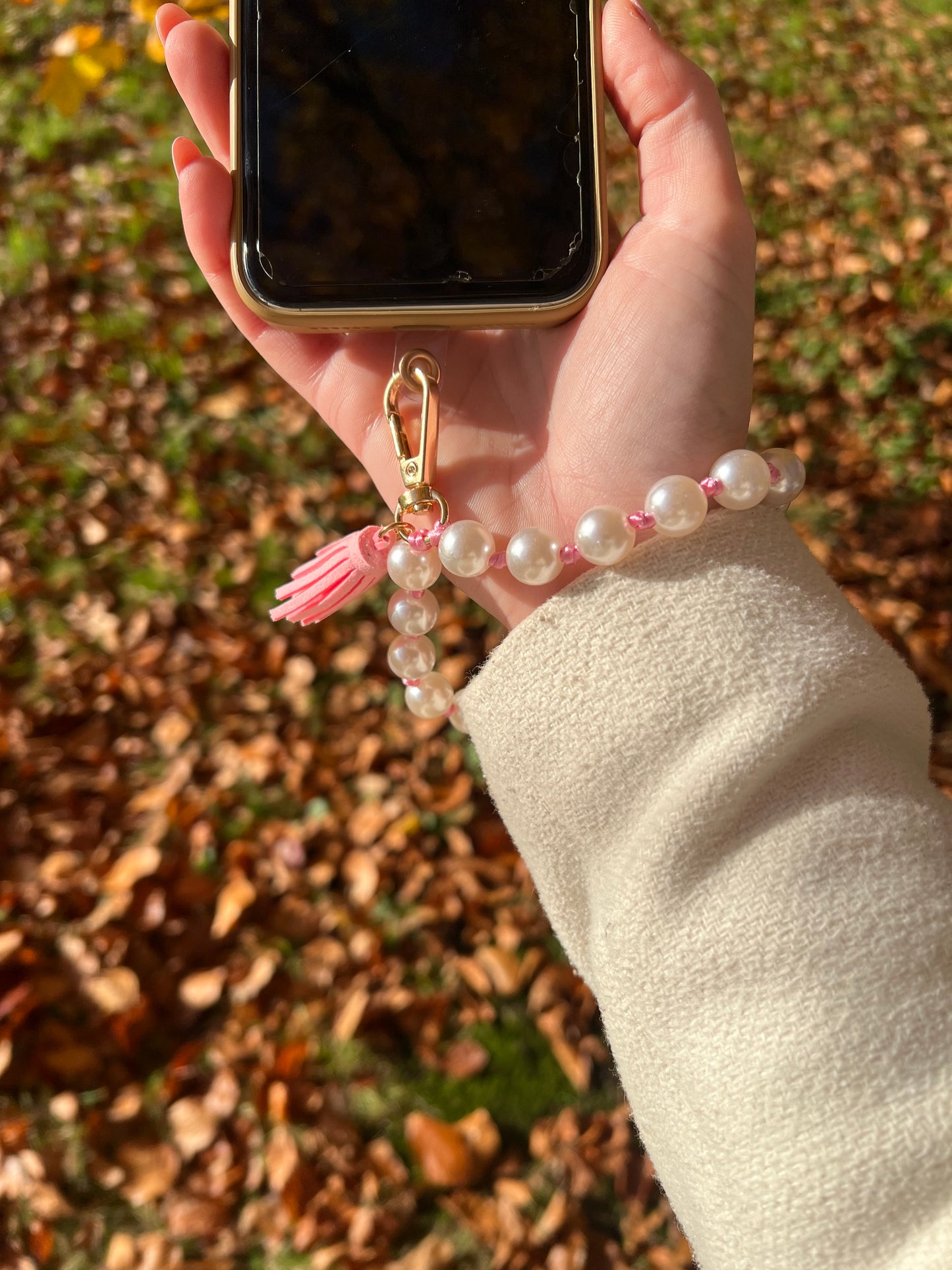 Rosa telefoonkoord