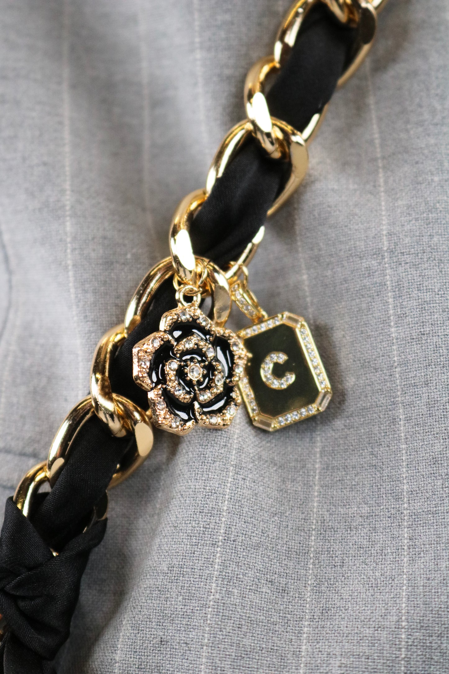 Flower Charm Black - My Marble