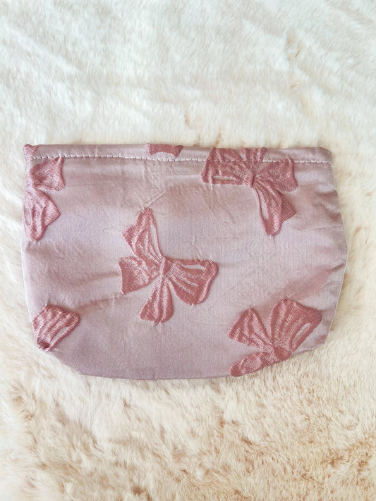 Bow Pink Toiletry Bag - My Marble