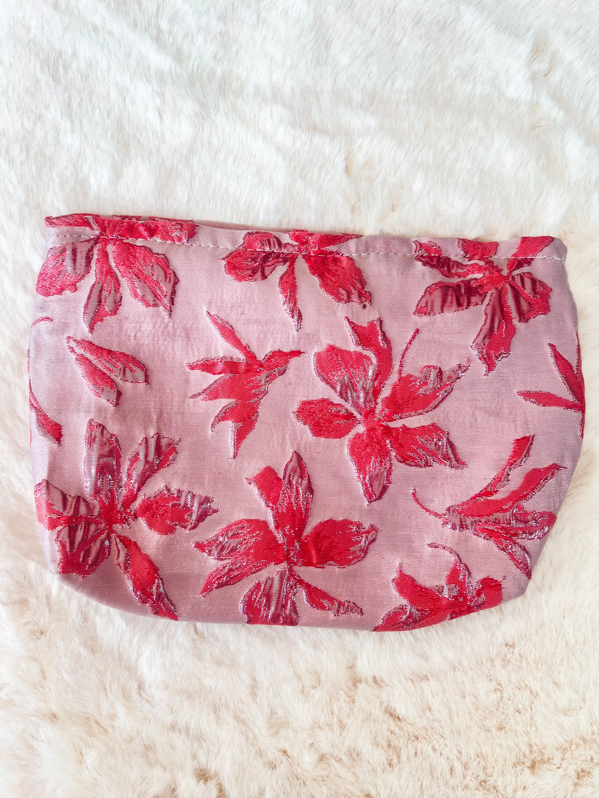 Red Flower Toiletry Bag - My Marble