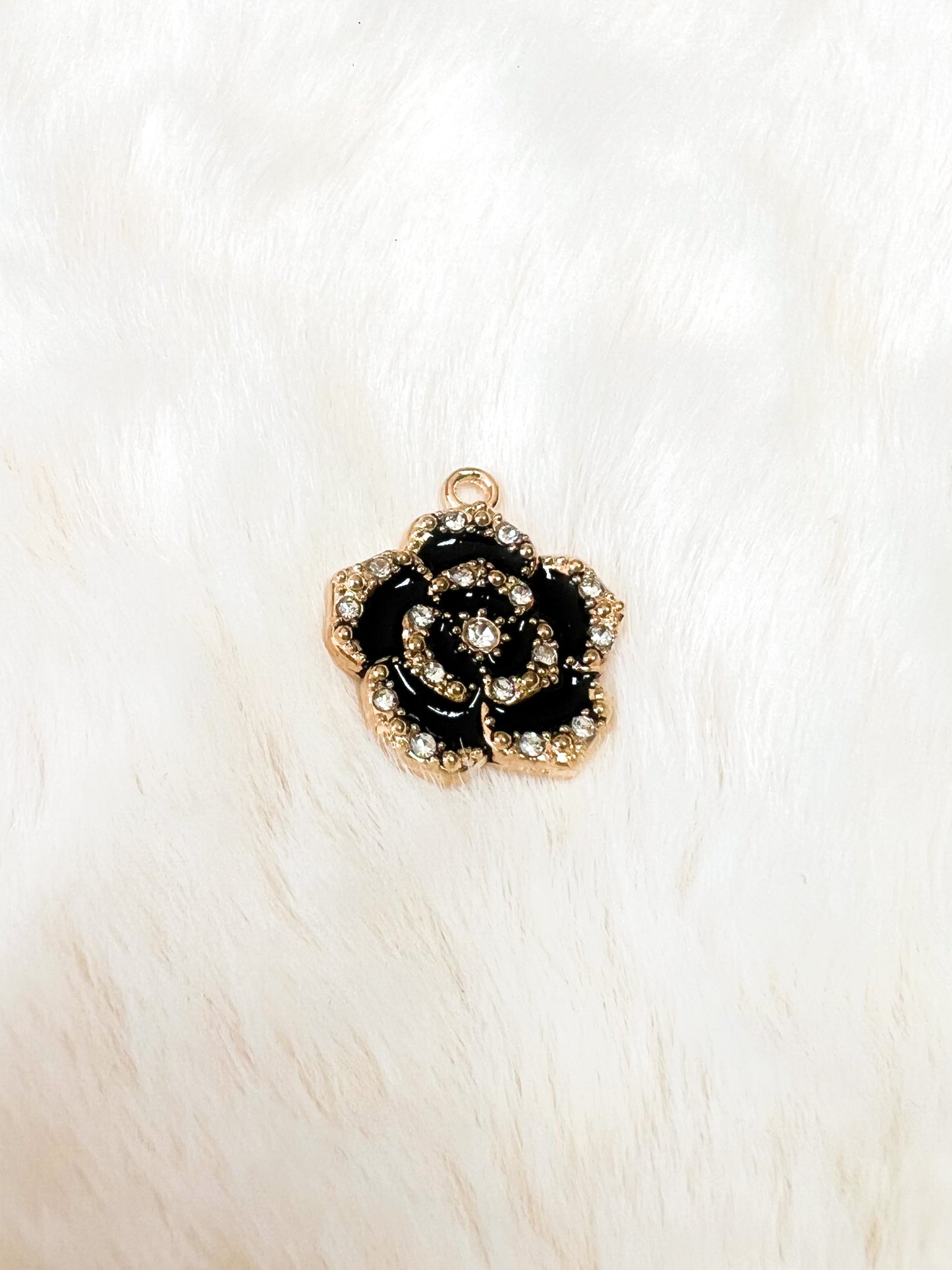 Flower Charm Black - My Marble