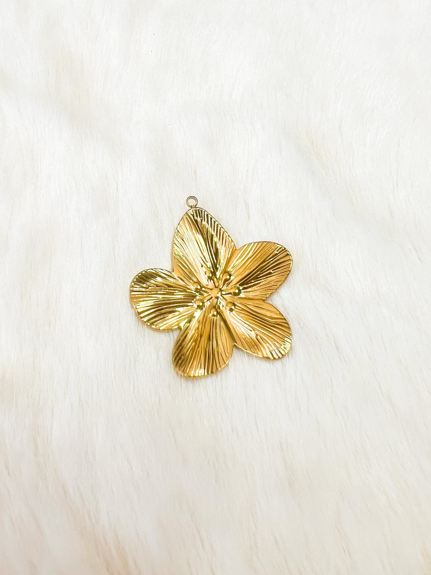 Flower Gold Charm - My Marble